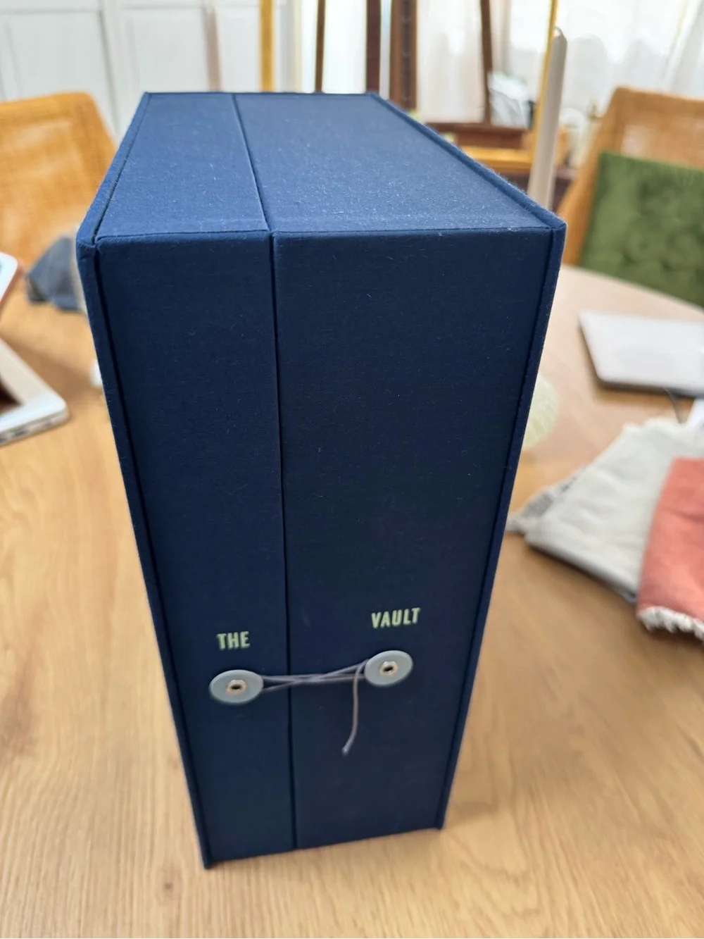 Savor All in one Memory box Storage Blue Organizer with Drawers files and labels
